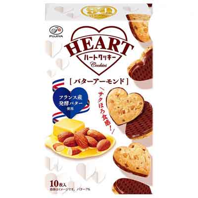 不二家 ハートクッキー バターアーモンド