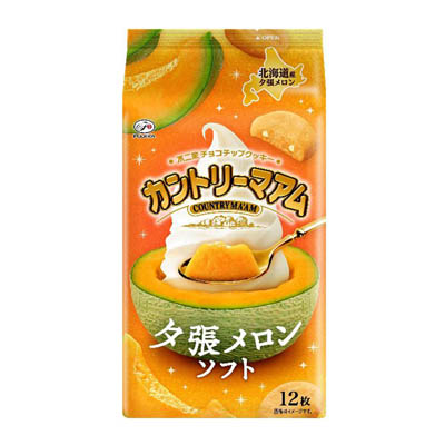 不二家　カントリーマアム　夕張メロンソフト
