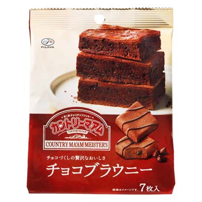 不二家　カントリーマアムマイスターズ　チョコブラウニー　7枚入