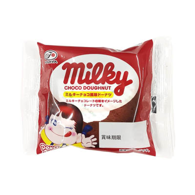 ヤマザキ　ミルキーチョコ風味ドーナツ　1個