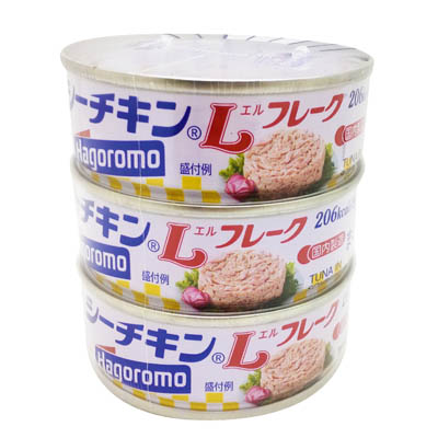 はごろも シーチキンLフレーク 70g×3缶