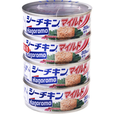 はごろもシーチキンマイルド70g×4缶