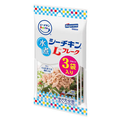 はごろも シーチキンSmile 水煮Lフレーク 50g×3袋入り