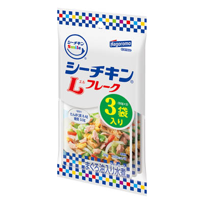 はごろも シーチキンSmile Lフレーク 50g×3袋入り