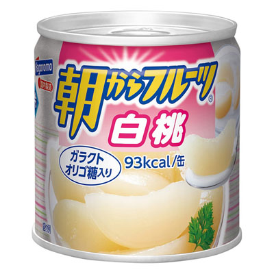 はごろも 朝からフルーツ 白桃 190g