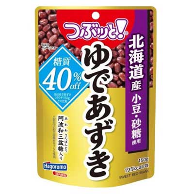はごろも　つぶッと！ゆであずき　糖質40％オフ　150ｇ