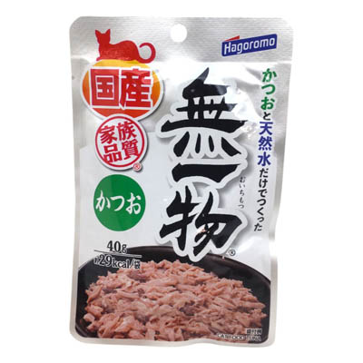 はごろも　無一物パウチ　かつお　40g