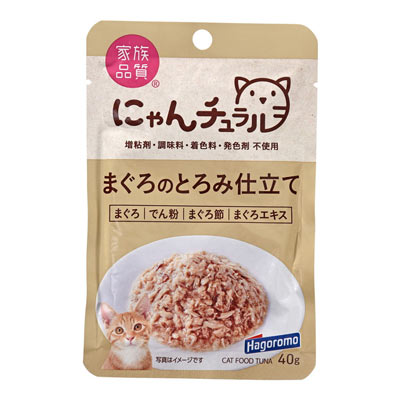 はごろもフーズ　にゃんチュラルパウチ　まぐろのとろみ仕立て　４０ｇ