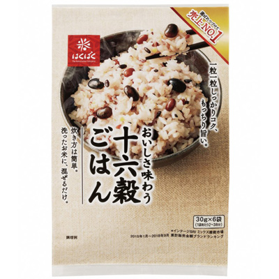 はくばく 十六穀ごはん30g×6袋