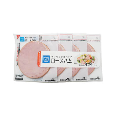 ゆめイチ　ロースハム　4枚×4連パック