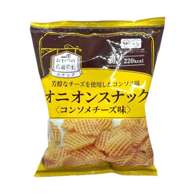 おやつの広場です。オニオンスナック　コンソメチーズ味　３６ｇ