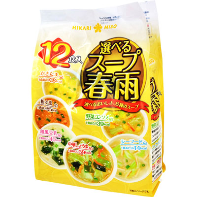ひかり味噌選べるス－プ春雨１２食