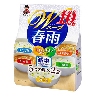 宮坂　Ｗスープ春雨１０食減塩