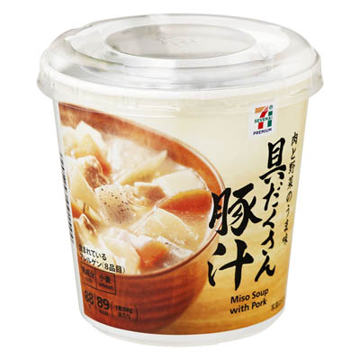 セブンプレミアム カップみそ汁 具だくさん豚汁 1食