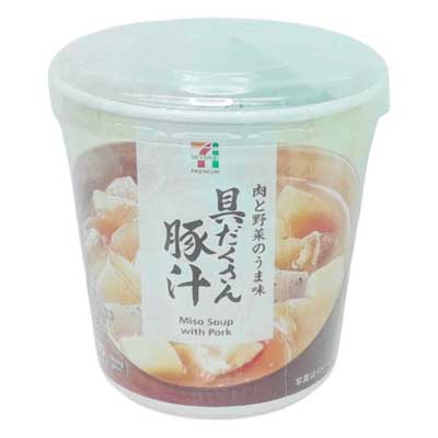 セブンプレミアム　カップみそ汁　具だくさん豚汁　1食