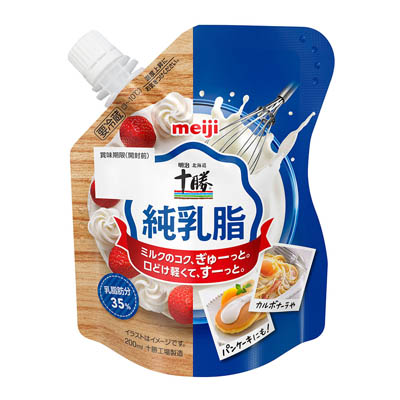 明治 北海道十勝純乳脂200ml