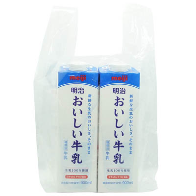 明治 おいしい牛乳900ml2本袋