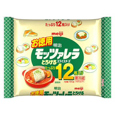 明治 お徳用モッツァレラとろけるスライス