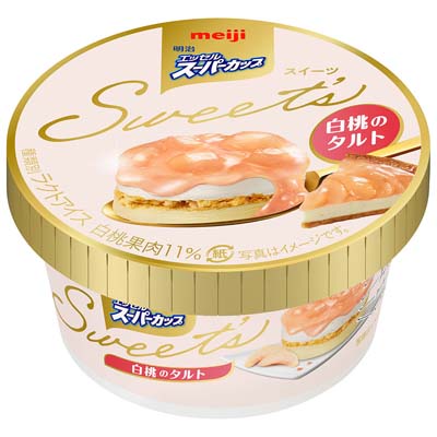 明治 スーパーカップスイーツ白桃のタルト