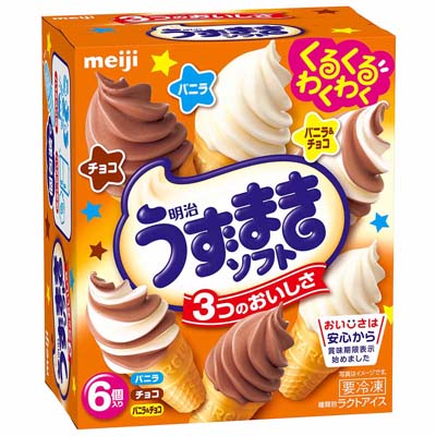 明治うずまきソフト　６個入り