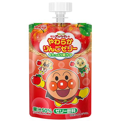 明治 アンパンマンやわらかりんごゼリー