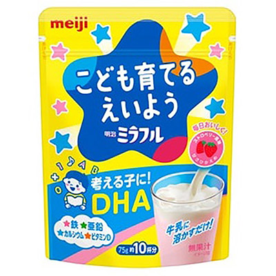 明治ミラフル　粉末飲料　ストロベリー風味　75g