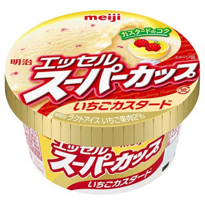 明治 エッセルカップいちごカスタード 200ml
