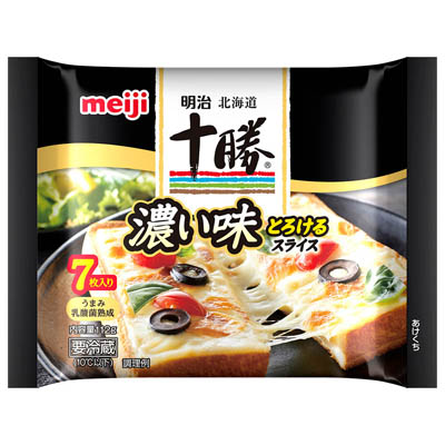明治 北海道十勝とろけるスライスチーズ 濃い味 7枚入り