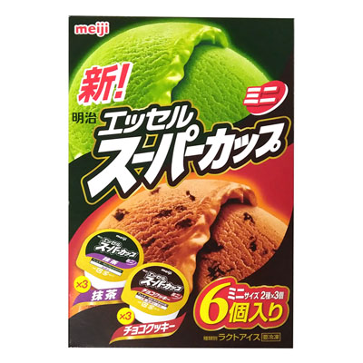 明治 エッセル スーパーカップミニ　抹茶・チョコクッキー