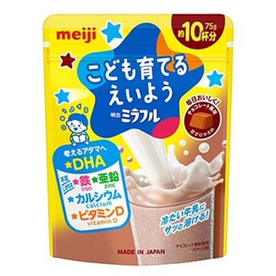 明治ミラフル　粉末飲料　チョコレート風味　75g