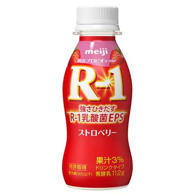 明治プロビオヨーグルト　Ｒ－１ドリンクタイプストロベリー　112g