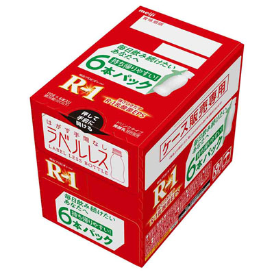 【ケース販売】明治 R-1ドリンクタイプ6本パック 112g×6本