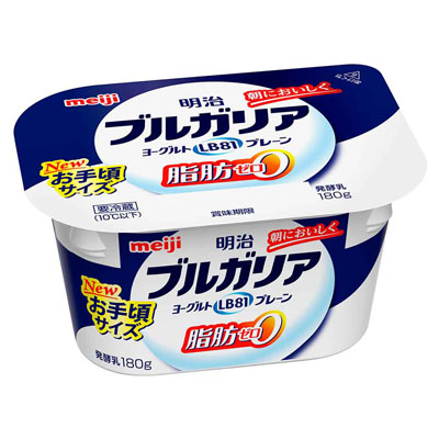 明治　ブルガリアヨーグルトＬＢ８１プレーン脂肪０　180g