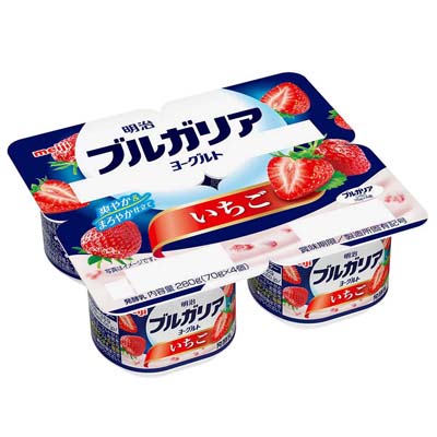 明治　ブルガリアヨーグルトいちご　70g×4個