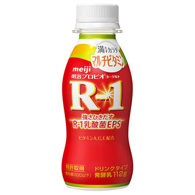 明治　プロビオヨーグルトＲ－１ドリンクタイプ満たすカラダマルチビタミン　112g