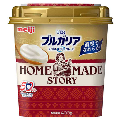 明治　ブルガリアヨーグルト　LB81プレーンＨＯＭＥ　ＭＡＤＥ　ＳＴＯＲＹ　４００ｇ