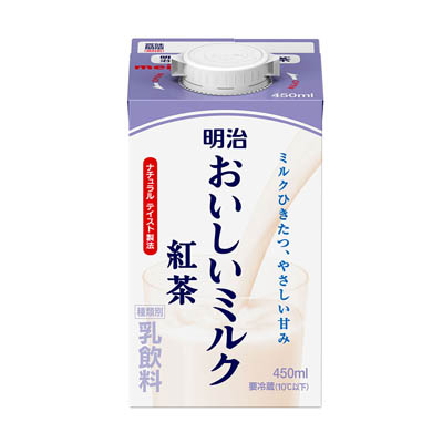 明治　おいしいミルク紅茶　450ml