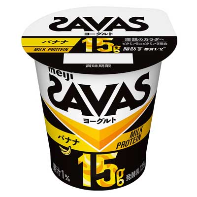 明治　ザバスMILKPROTEINヨーグルト脂肪0バナナ　125g