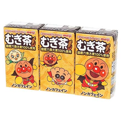 明治　それいけ！アンパンマンのむぎ茶　3本入