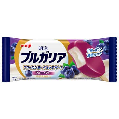明治 ブルガリア フローズンヨーグルトデザート ブルーベリー 85ml