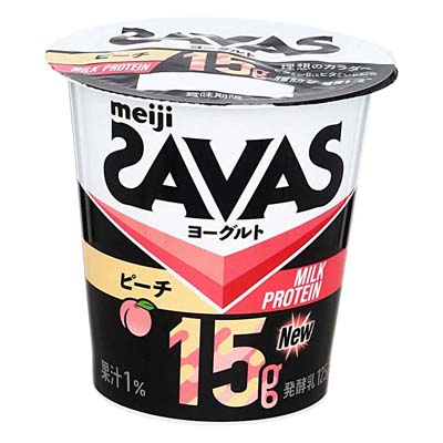 ザバス　ミルクプロテイン　ヨーグルト　脂肪0　ピーチ　125g