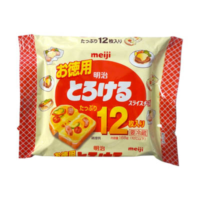 明治　お徳用とろけるスライスチーズ　12枚入