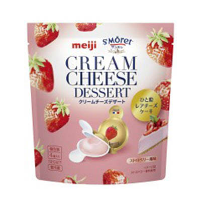 明治サンモレ　クリームチーズデザート　ストロベリー風味　80ｇ