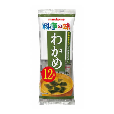 マルコメ 即席生みそ汁わかめ12食