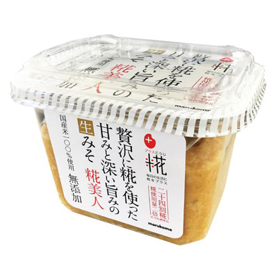 マルコメ プラス糀 無添加生みそ糀美人325g