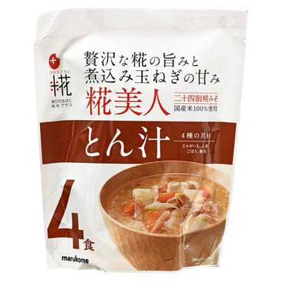 マルコメ　糀美人とん汁4食