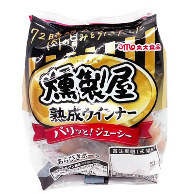 丸大食品　燻製屋　熟成ウインナー　あらびきポーク　90ｇ