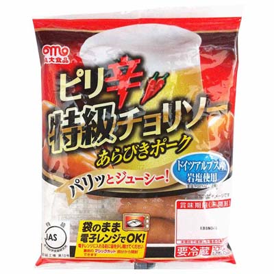 丸大食品　ピリ辛特級チョリソー　あらびきポーク　76ｇ