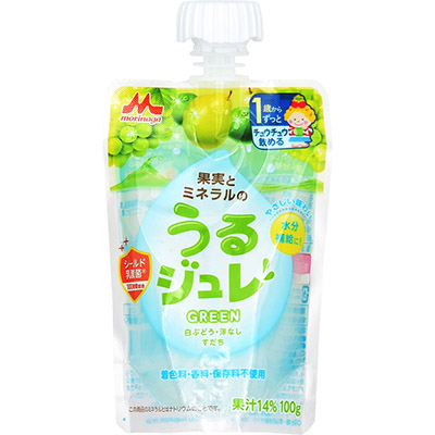 森永乳業　果実とミネラルのうるジュレGREEN　100g