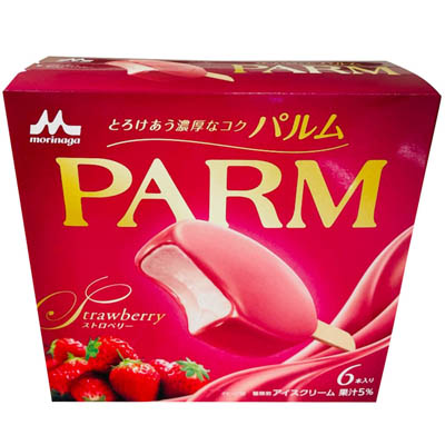 森永乳業　パルムストロベリー